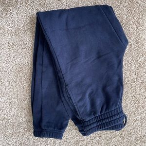 cozy boyfriend navy sweatpant